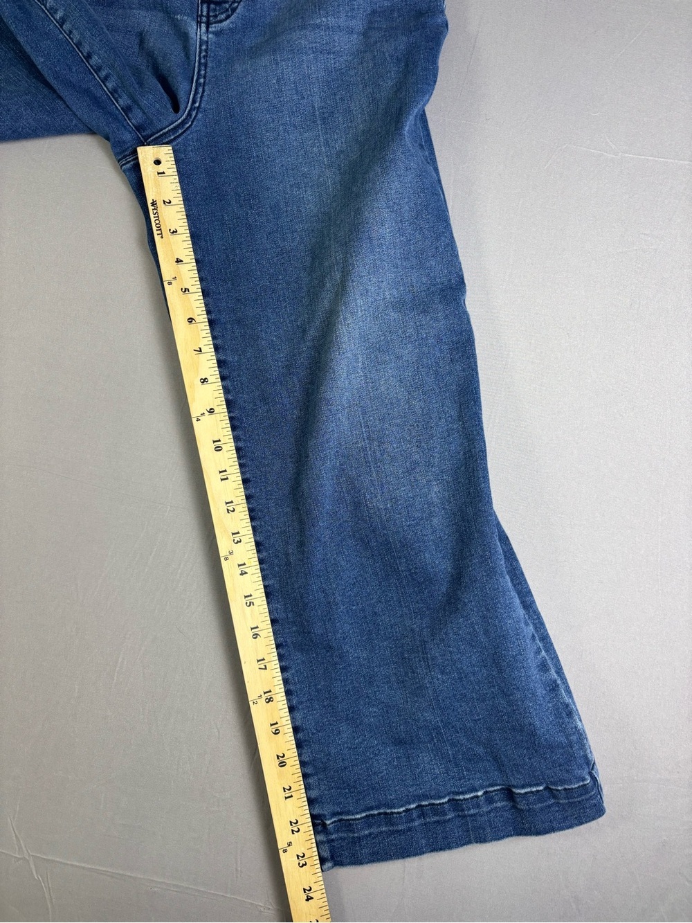 We The Free Free People Cropped Wide Leg Jeans Size 29 - Picture 7 of 9